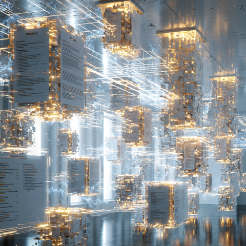 社内マニュアル魔法の画面